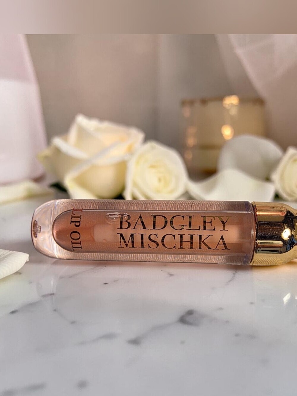 Badgley Mischka Nude Pink Lip Oil